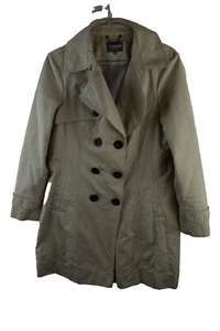 TM LEWIN Beige Trench Coat size M Womens Mac Button Up Casual Outdoors Outerwear - Picture 1 of 9