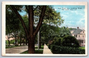 Postal Kropp de New York Avenue, Looking West, De Land, Florida, de colección 1924 - Imagen 1 de 2