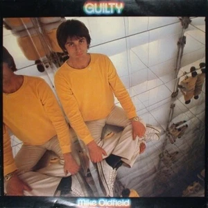 MIKE OLDFIELD Guilty Record Single 12 Inch Virgin 1979 Blue Vinyl Prog Rock Pop - Picture 1 of 5