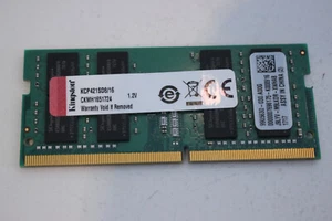 Kingston 16GB PC4-17000 DDR4 Memory Module SODIMM Laptop RAM KCP421SD8/16 - Picture 1 of 1
