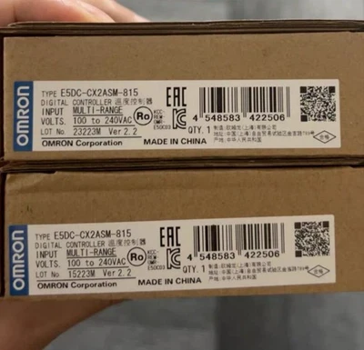 1PC New Omron E5DC-CX2ASM-815 Temperature Controller 100-240VAC Brand Free Ship - Image 1 of 3