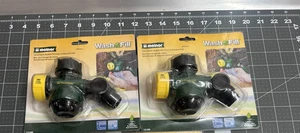 Lotto 2 confezioni Melnor Rubinetto Montaggio Lavaggio e Riempimento Mano Secchio Tubo Collegamento Mozzo 3/4" - Foto 1 di 6