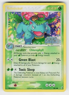 Crystal Guardians #28/100 Venusaur Reverse Holo - Image 1 of 2