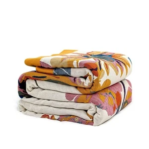 Boho Wohndecke 100% Baumwolle Ultra Weich Bettüberwurf Große Sommerdecke Flor... - Bild 1 von 9