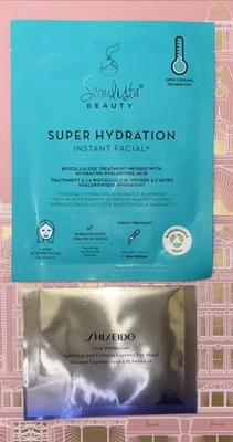 Seoulista Super Hydration Instant Facial Sheet Mask & shiseido firming eye mask  - Image 1 of 2