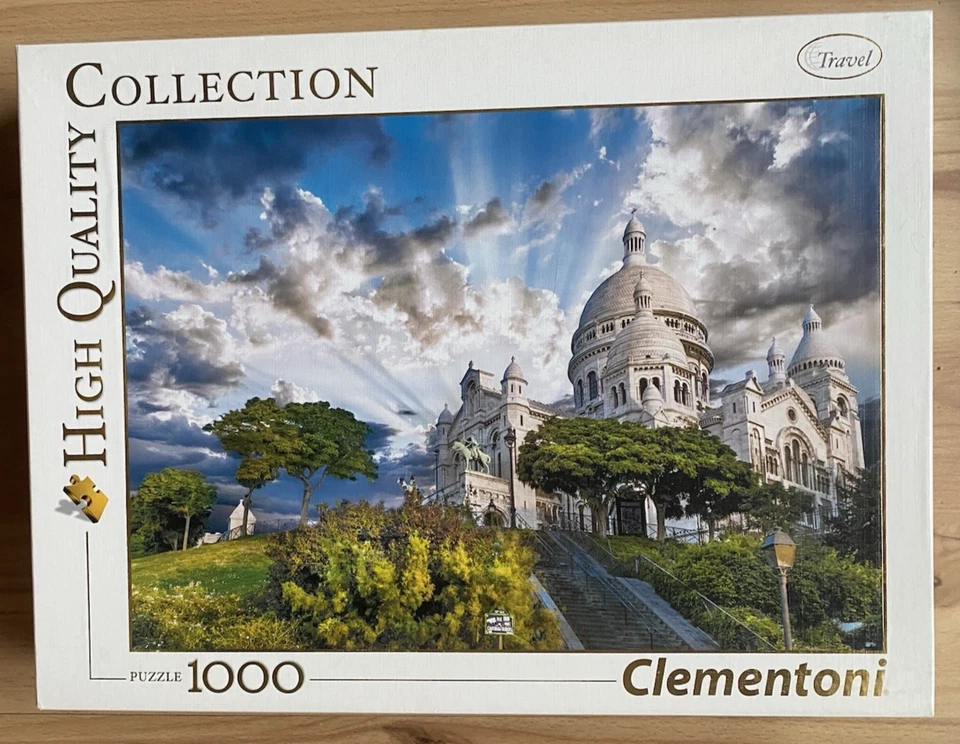Clementoni 1000 Piece Jigsaw Puzzle Montmartre 39383 Complete - Image 1 of 1