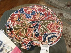 COVER ONLY For Inflatable Ottoman Chair~Round 21" X 9"~FBTS~Water Repellant~NEW! - Picture 1 of 9