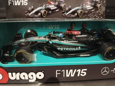 1/43 Burago 2025 George Russell #63 F1W15 AMG PETRONAS FORMULA One Team Foto 1 de 4