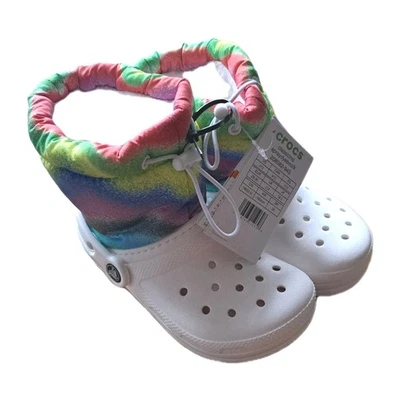 Crocs Schuhe gefüttert, Puff Boots, neu mit Etikett  Größe 29 / 30 - Bild 1 von 3