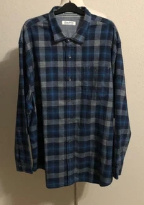 NWT TOMMY BAHAMA 2XLB BUTTON UP FRONT CANYON BEACH COZY CHECK FLANNEL SHIRT $168 - Picture 1 of 13
