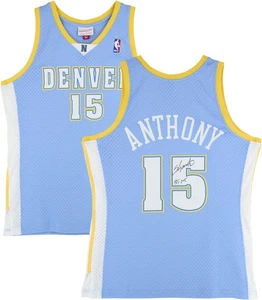 Carmelo Anthony Nuggets Signed Mitchell & Ness 2003-04 Swingman Jersey w/Insc - Picture 1 of 5
