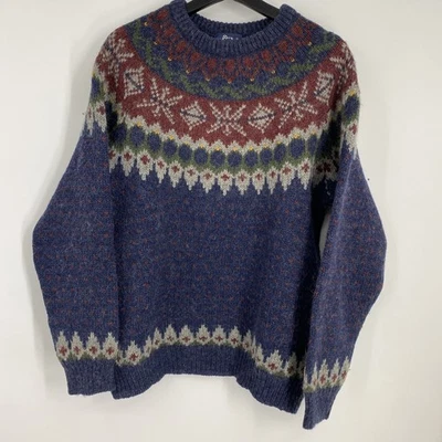 Vintage Woolrich Wool Mohair Sweater Men’s Size Large Outdoor Casual  - Image 1 of 4