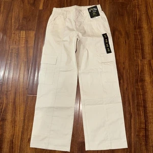 Art Class Girls M-(8) Cargo Twill Cotton Straight leg, Mid-Rise Beige - Picture 1 of 4