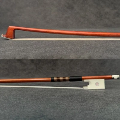 E.SARTORY Copy Master Pernambuco Violin Bow 4/4 White Parisan eye Frog Nickle - Image 1 of 4