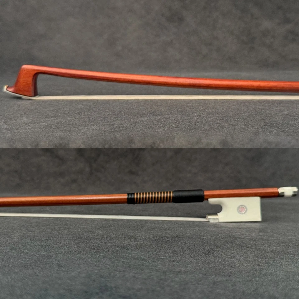 E.SARTORY Copy Master Pernambuco Violin Bow 4/4 White Parisan eye Frog Nickle - Image 1 of 4