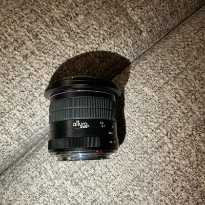 Lente fotográfica Altura 0,315 pulgadas f/3,0 ojo de pez esférico para canon con montura Ef Foto 1 de 4