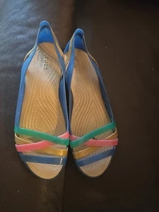 Mocassini donna Jelly casual estivi slip on cinturino balletto punta aperta blu marrone rosa 10 - Foto 1 di 5