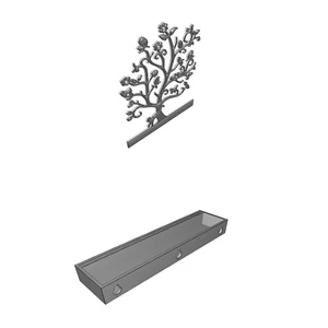 Wandhalterung Schmuckhalter für moderne Wohnorganisation und Aufbewahrung - Bild 1 von 3