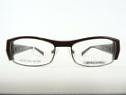BELLA Markenfassung Brille unisex Braun Metall mit Kunststoff breite Bgel Gr. M