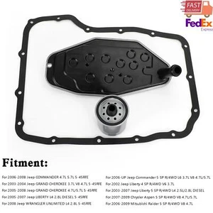 Transmission Filter Kit 4WD With Pan Gasket For 99~UP 545RFE 65RFE 66RFE 68RFE03 - Picture 1 of 11