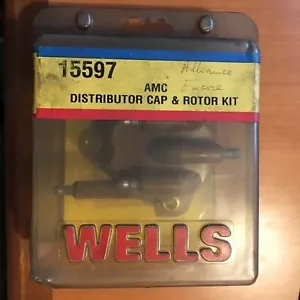 WELLS 15597 AMC DISTRIBUTOR CAP & ROTOR KIT - Picture 1 of 3