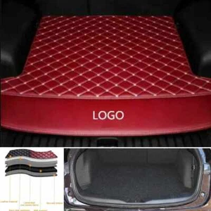 For Jeep Front & Rear Auto Carpets Car Trunk Mats Custom All Weather Pu Leather - Foto 1 di 32