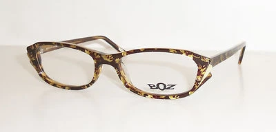 Оправа для очков BOZ Relax 9255 коричневая винтажная цветочная/желтое золото 52/17 140 - Изображение 1 из 4