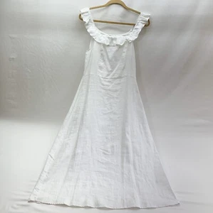 Robe maxi blanche Saks Fifth Avenue - Neuve avec étiquette - Taille M - Photo 1/7