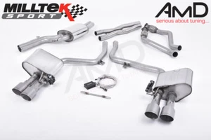 Milltek Audi S5 B8.5 Cat Back Exhaust ValveSonic Valved System 3.0TFSI Sportback - Picture 1 of 1