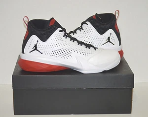 Nike Jordan Flight Time 14.5 White/Black/Gym Red Size 11 654272 123 With Box - Picture 1 of 11
