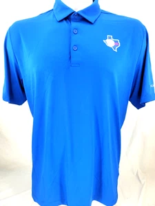 NEW Texas Rangers Blue Columbia Omni-Wick Drive SS Golf Polo Shirt Men's XL - Picture 1 of 9