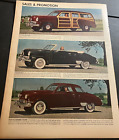 Ventes et promotions Studebaker années 1940 - Annonce imprimée couleur originale vintage / art mural