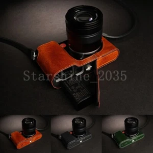 Echt Leder Half Case Kameratasche für Leica TL TL2 Typ701 Handarbeit Neu - Bild 1 von 20
