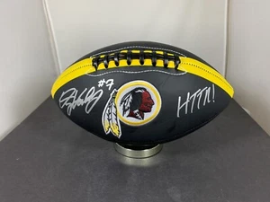 Dwayne Haskins Autograph Football, Redskins Logo JSA & PSA with LOA GRADE 8 - Picture 1 of 9