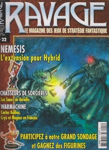 RAVAGE N°22 NEMESIS / RETOUR DES DIEUX / WARMACHINE / PEINTURE / WARHAMMER BATTL - Imagen 1 de 2