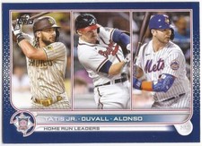 2022 Topps Royal Blue #146 Fernando Tatis Jr./Adam Duvall/Pete Alonso LL
