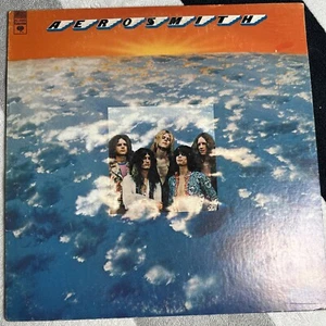 Aerosmith - Debut LP Columbia KC 32005 1973 PROMO W/ BIO & MISPRINT & INSERT - Picture 1 of 24