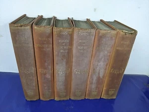 Six Volumes Works Of Robert Burns 1877-1879 Poetry William Paterson - Bild 1 von 12