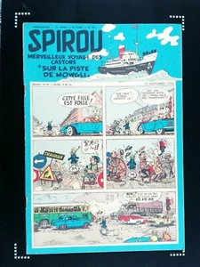 SPIROU 970 Franquin Jourdan Lucky Luke Johan 15 Novembre 1956 - Picture 1 of 2