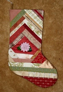 Medias de Navidad grandes acolchadas locas de calidad de reliquia, ¡hechas a mano en EE. UU.! No. 9 - Imagen 1 de 2