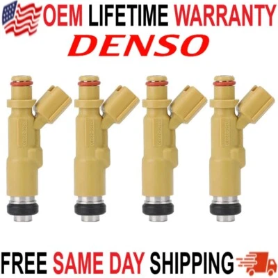 NUEVO OEM Juego de 4 Inyectores de Combustible DENSO 2000-05 Toyota Celica 1.8L I4 23250-22060 Foto 1 de 4