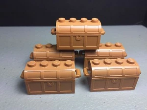 LEGO Schatztruhe Behälter NEU Authentisch Minifiguren Zubehör Piraten (X5) - Bild 1 von 9