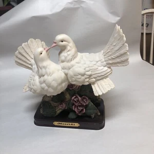 Meerchi Vintage Doves Statue Love Birds From The 80s  (87-KL) - Picture 1 of 16