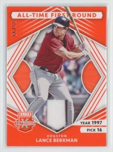 2022 Panini Elite Extra Edition All-Time First Round Materials Orange Lance - Picture 1 of 2