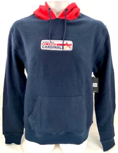 New St. Louis Cardinals New Era Hoodie Pullover Fleece Navy Sweatshirt Men's L - Picture 1 of 8