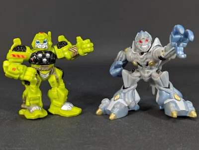 Transformers Robot Heroes Ratchet vs Megatron complete Hasbro 2007 Movie - Image 1 of 2