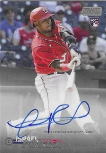 2023 Topps Stadium Club - Autographs #SCBA-IP Israel Pineda (AU, RC) - Bild 1 von 4