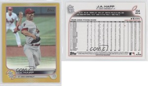 2022 Topps Series 2 Gold Foil JA Happ #334