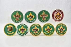 BSA Insignia Patches Librarian Scoutmaster Junior Assistant Scoutmaster - Picture 1 of 12