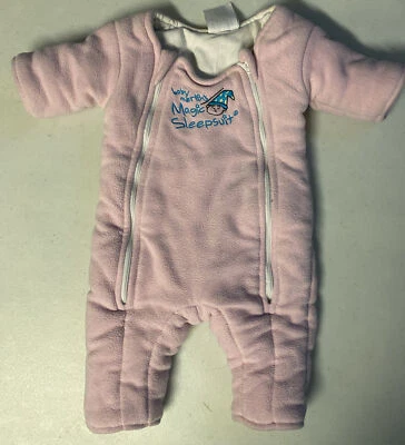 Baby Merlin's Magic Sleepsuit Rosa Talla S (3-6M) Foto 1 de 4